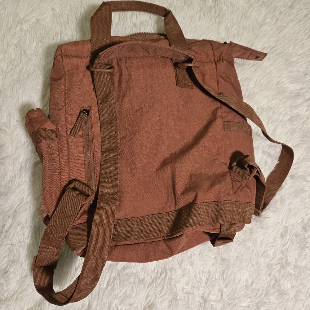 Tommy Bahama Terracotta Rust Nylon Laptop Backpack Travel Bag
